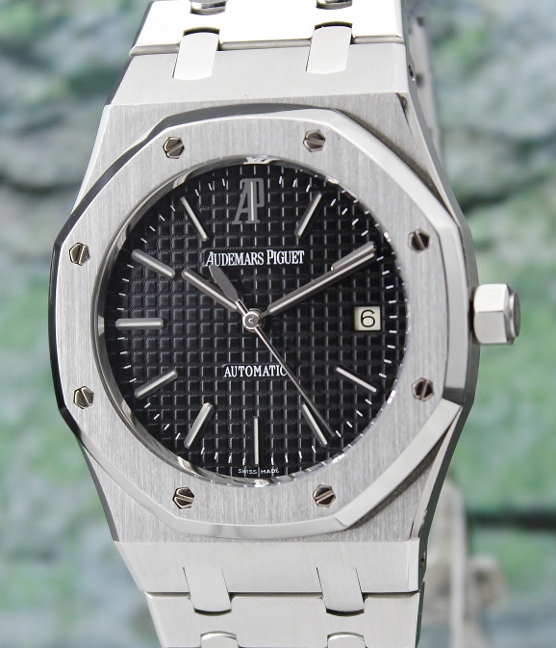 (image for) Audemars Piguet AP Royal Oak 15300 Black Dial / 15300ST.OO.1220ST.03